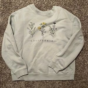 California flower crewneck